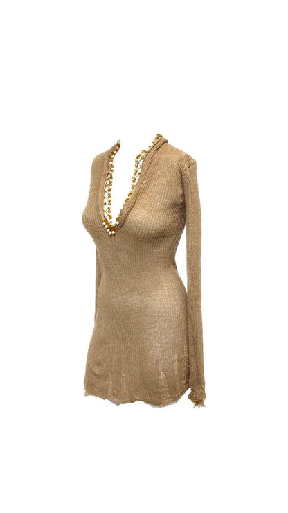 GAIA Plunge Dress - HUEtheshop