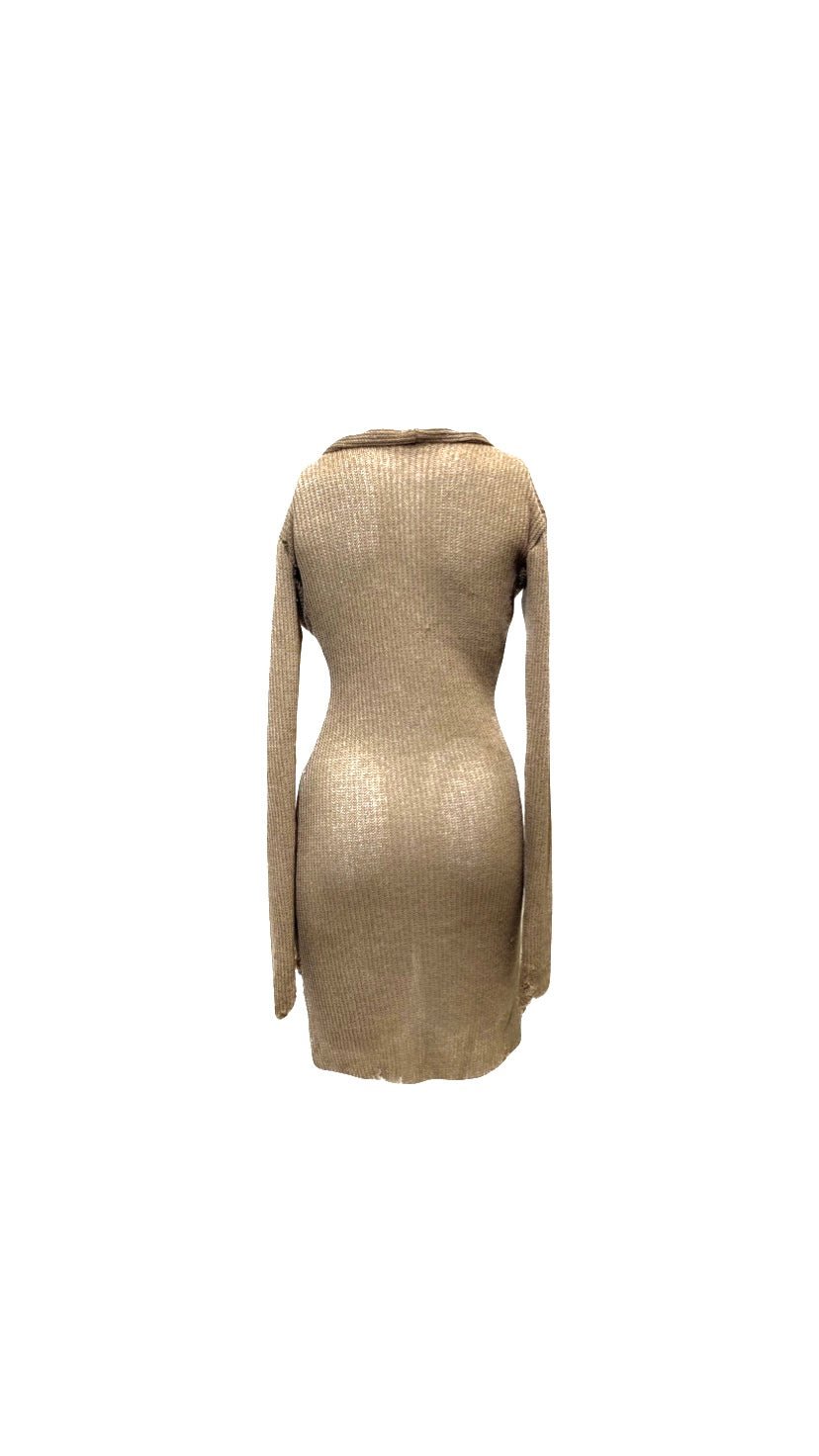GAIA Plunge Dress - HUEtheshop