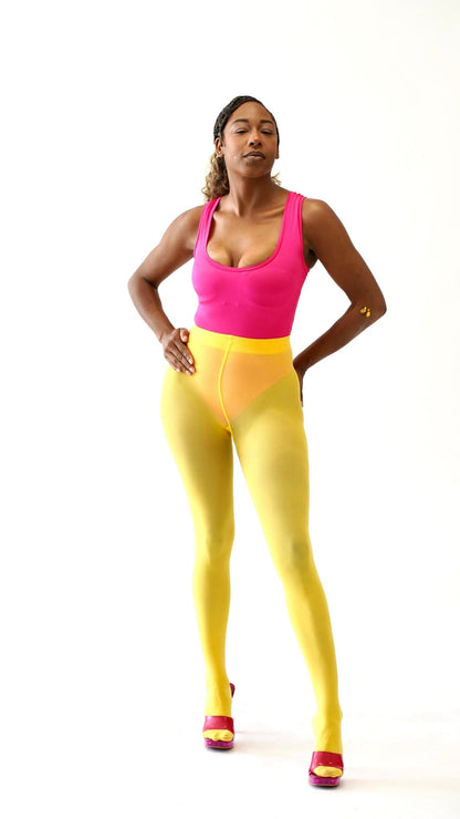 "Lemon" Staple Stockings - HUEtheshop
