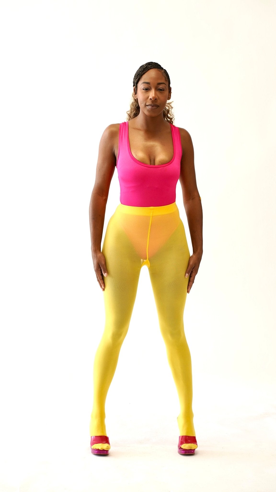 "Lemon" Staple Stockings - HUEtheshop