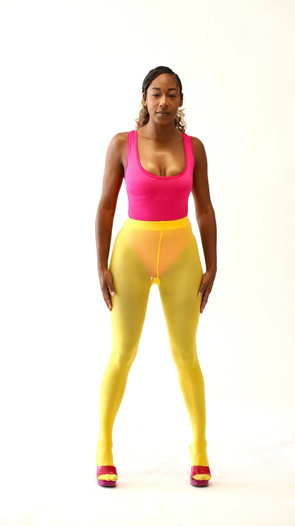"Lemon" Staple Stockings - HUEtheshop