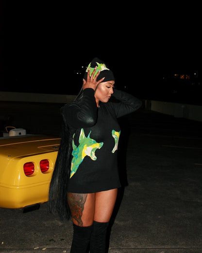 Rebel Beanie - Black - HUEtheshop