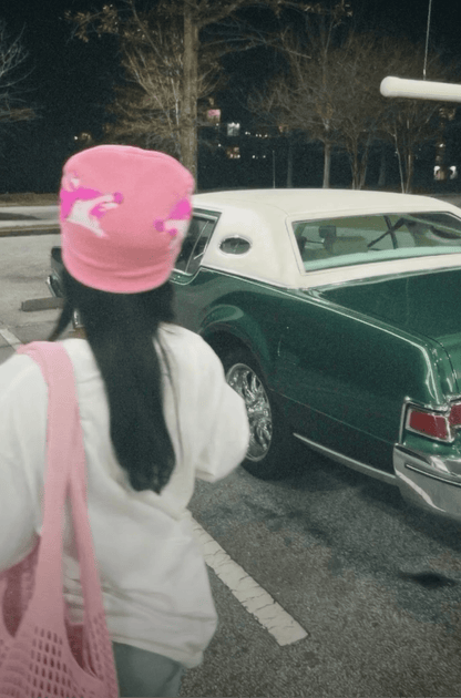 Rebel Beanie - Pink - HUEtheshop