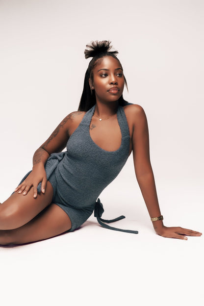 Solèa Romper (Blue) - HUEtheshop