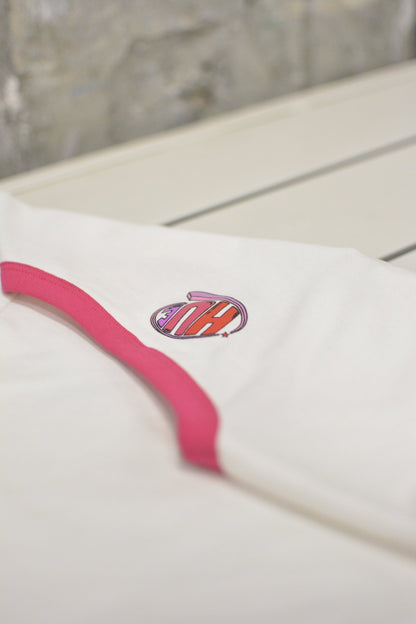 WMLG Ringer Tee - Pink - HUEtheshop