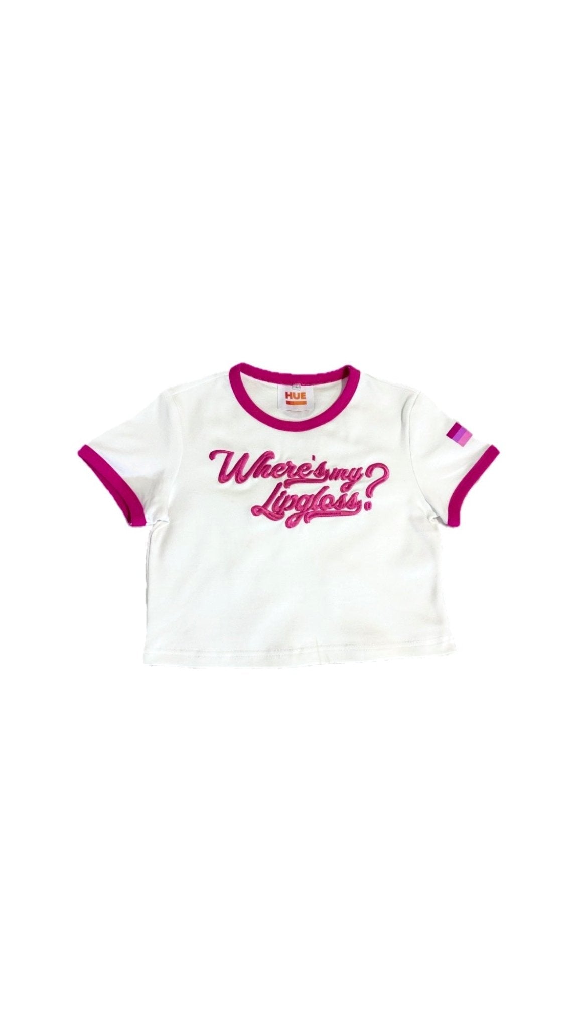 WMLG Ringer Tee - Pink - HUEtheshop