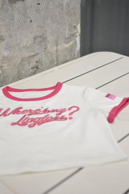 WMLG Ringer Tee - Pink - HUEtheshop